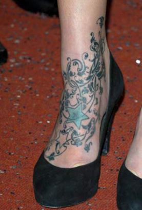 Celebrity Ankle Tattoo